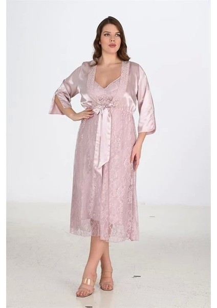 Arias Closet 2li Pudra Sabahlık Takımı Bigsize 6220