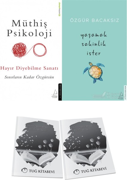 Müthiş Psikoloji Hayır Diyebilme Sanatı ve Yaşamak Sakinlik Ister + Hediyeli