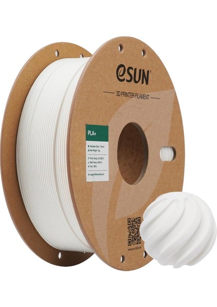Pla+ Süt Beyazı 1.75MM 1kg Filament -