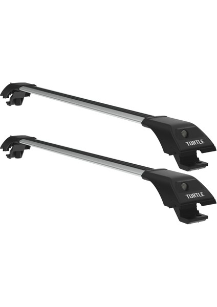 Seat Exeo St (3r9) Turtle Ara Atkı Taşıyıcı Bar 2009-2013 Arası Uyumlu - Turtle Tourmaline V1 Gri
