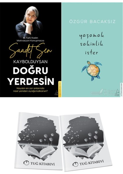 Kaybolduysan Doğru Yerdesin ve Yaşamak Sakinlik Ister + Hediyeli