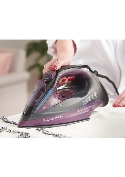 27281-56/RH 2800 W Buharlı Ütü Mor Colour Control Pro Iron modelleri