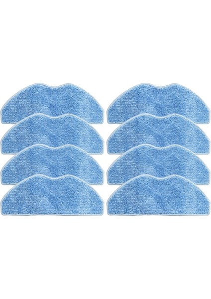 360 S8 / Plus Robot Süpürge, Süpürge Yedek Parçaları Için 8 Adet Mop Bezi Pedleri (Yurt Dışından)