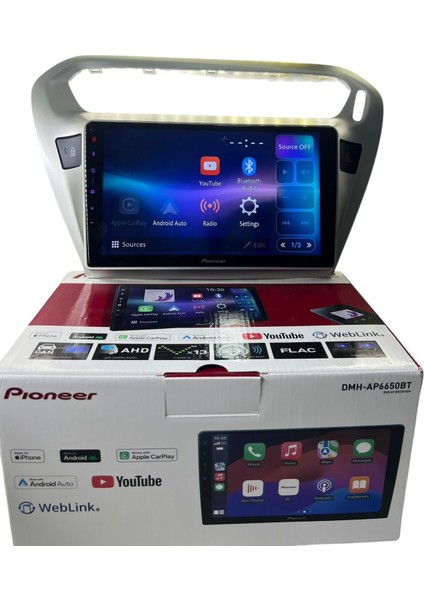 Pejo 301 Citroen C-Elyse (Gri) Pioneer 4-64 Tam Profesyonel Oem Multimedia