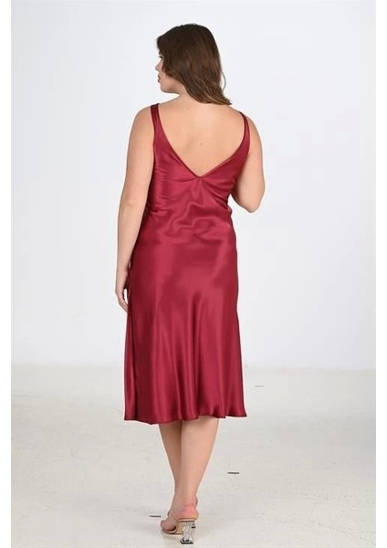 Arias Closet 2li Bordo Sabahlık Takımı Bigsize 6229 modelleri