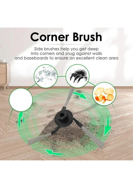 X40 Ultra / Pro Robot Süpürge Ana Yan Fırça Paspas Hepa Filtre Toz Torbaları Yedek Parçaları (Yurt Dışından) fırsatları