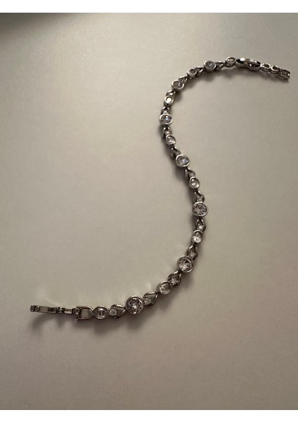 Zirkon Çelik Bileklik