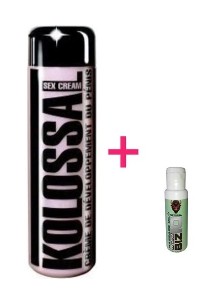 Kolossal Krem 200 ml Erkekler Özel Bölgeyi Losyon 3 Ad + Natural Masaj Yağı Ile 1AD