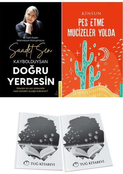 Kaybolduysan Doğru Yerdesin ve Pes Etme Mucizeler Yolda + Hediyeli