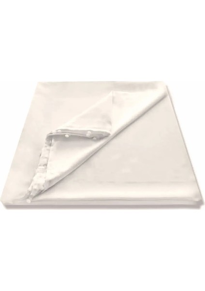 Saten Güneşlik Perde Beyaz