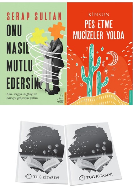 Onu Nasıl Mutlu Edersin ve Pes Etme Mucizeler Yolda + Hediyeli