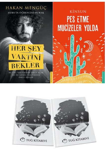 Her Şey Vaktini Bekler ve Pes Etme Mucizeler Yolda + Hediyeli
