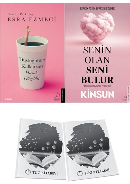 Düştüğünde Kalkarsan Hayat Güzeldir ve Senin Olan Seni Bulur + Hediyeli