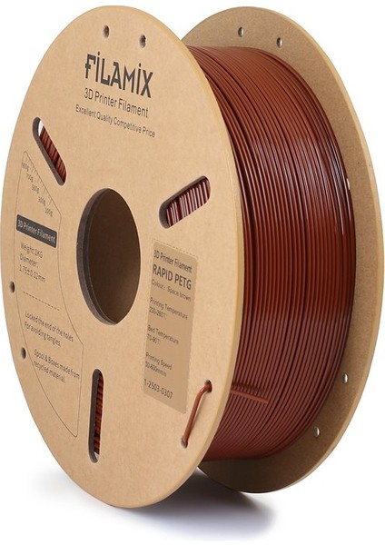 Rapid Petg Kahverengi Filament 1.75MM 1000GR - Urhanshop Gönderimli fiyatları