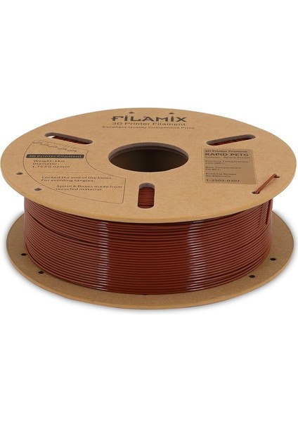 Rapid Petg Kahverengi Filament 1.75MM 1000GR - Urhanshop Gönderimli modelleri