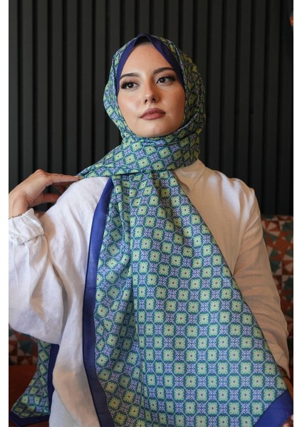 Mozaik Desen Benetton Soft Pamuk Şal