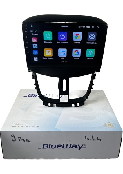 Peugeot 207 Blueway 4-64 Profesyonel Oem Multimedia