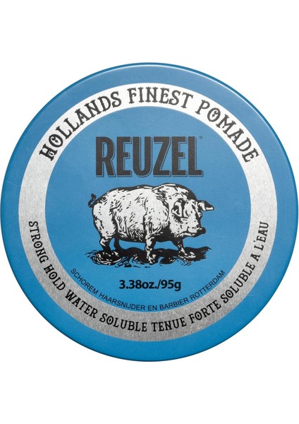 Tüm Saç Tipleri Için Mavi Pomade Water Soluble Saç Şekillendirici 3.38OZ/95G