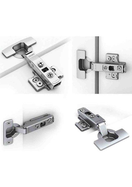 50 Adet Frenli Dolap Kapak Menteşesi Pistonlu Tam Deve Boynu Tas Menteşe modelleri