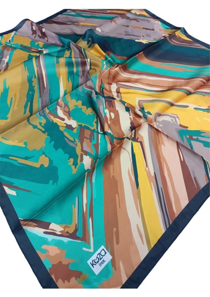 Kristal 0161 Koyu Mint Eşarp
