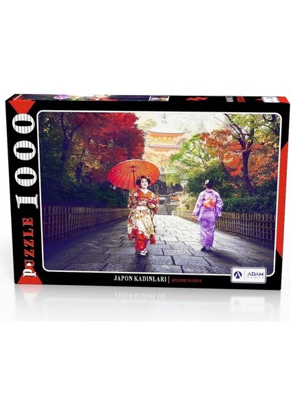 Japon Kadınları 1000 Parça Puzzle