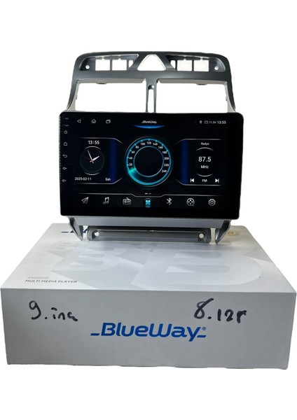 Peugeot 307 Blueway 8-128 Tam Profesyonel Oem Multimedia