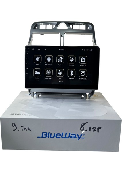 Peugeot 307 Blueway 8-128 Tam Profesyonel Oem Multimedia fiyatları