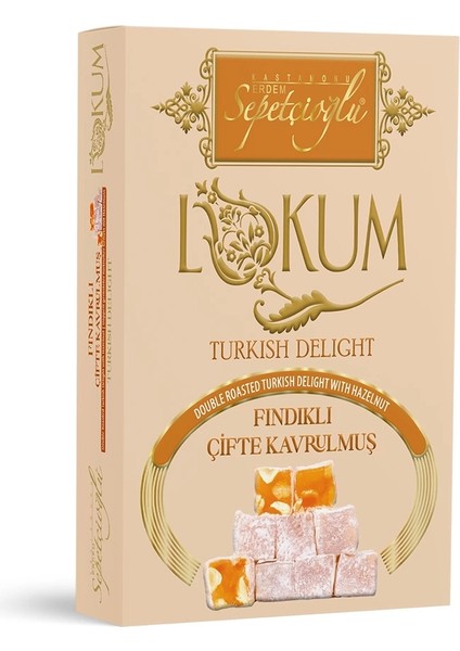 Fındıklı Çifte Kavrulmuş Lokum 240G