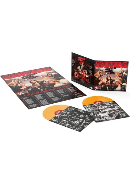 Scorpions - World Wide Live (Transparent Orange Vinyl) - Plak fiyatları