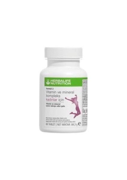 Formül 2 Vitamin ve Mineral Kompleks Kadınlar İÇIN_60 Tablet