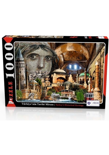 Türkiye’nin Tarihi Mirası 1000 Parça Puzzle