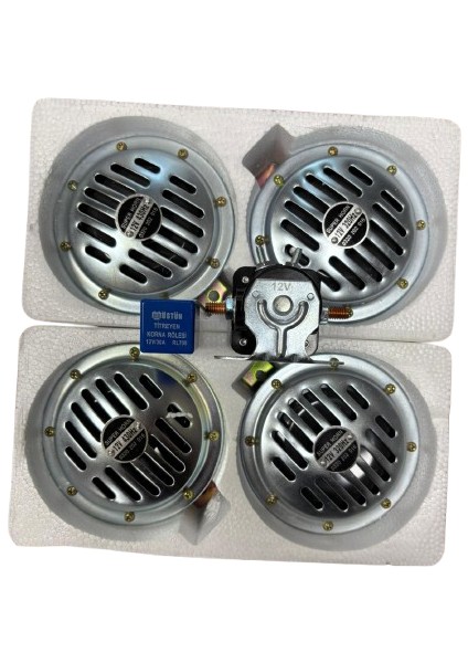 Hella Tipi Süpertone 12V Korna + Titreşim Rolesi ve Ara Otomatiği Seti 2 Adet Fiyatı
