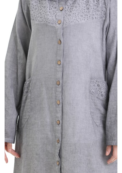 Otantik Tunik 0540-03 Gri indirimleri