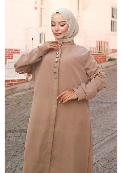 Aerobin Kumaş Tunik Pantolon Ikili Takım 2103-03 Vizon fırsatları