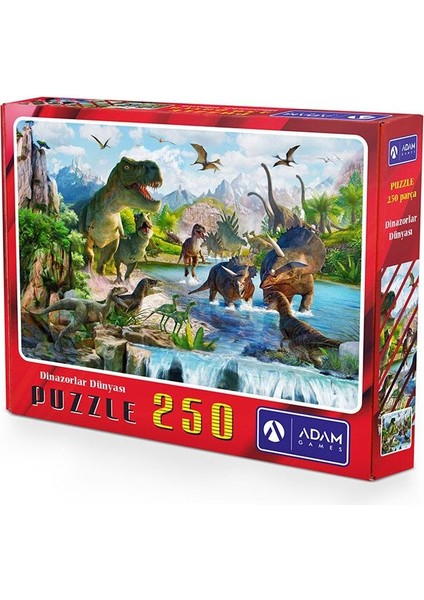 Dinazorlar Dünyası 250 Parça Çocuk Puzzle