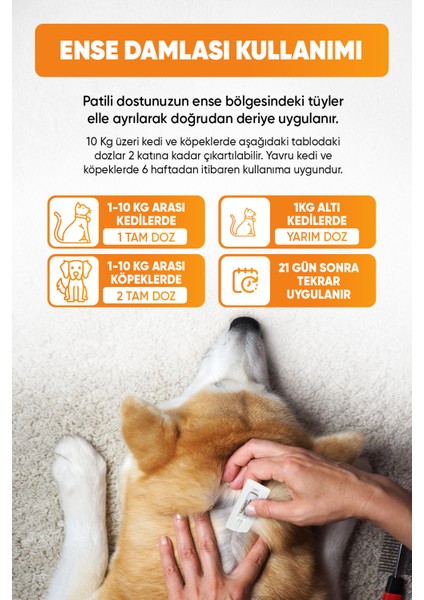 Kedi Köpek Dış Parazit (8 Adet 1 ml Damla) modelleri