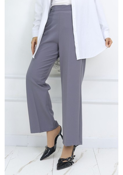 Bol Paça Pantolon 4001-03 Gri fırsatları