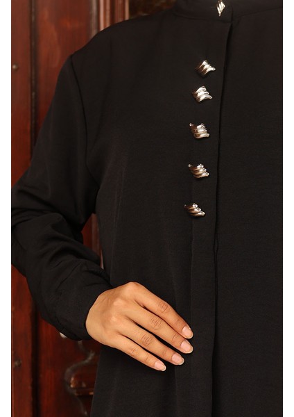 Aerobin Kumaş Tunik Pantolon Ikili Takım 2103-05 Siyah fırsatları