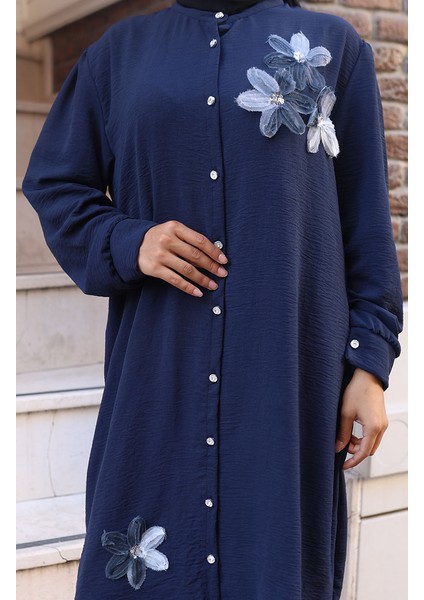 Aerobin Kumaş Tunik Pantolon Ikili Takım 2102-03 Lacivert fırsatları