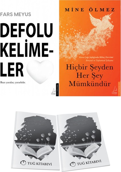Defolu Kelimeler ve Hiçbir Şeyden Her Şey Mümkündür + Hediyeli
