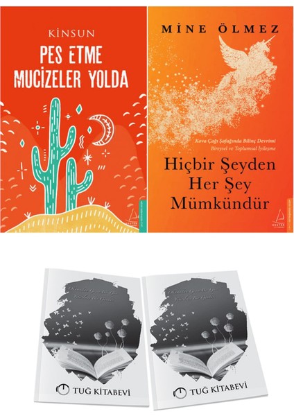 Pes Etme Mucizeler Yolda ve Hiçbir Şeyden Her Şey Mümkündür + Hediyeli