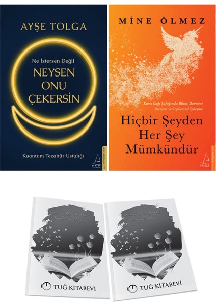 Ne Istersen Değil Neysen Onu Çekersin ve Hiçbir Şeyden Her Şey Mümkündür + Hediyeli