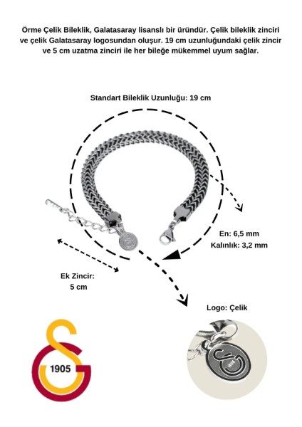 Gs Örme Çelik Bileklik fiyatları