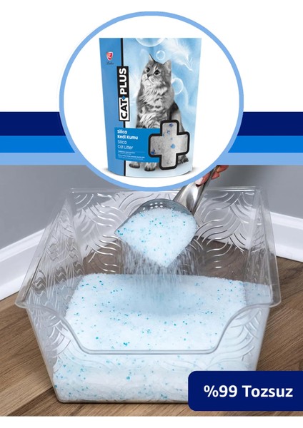 Kristal Kedi Kumu 3,6 Lt X2 Adet fiyatları