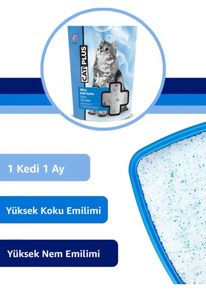 Kristal Kedi Kumu 3,6 Lt X2 Adet modelleri