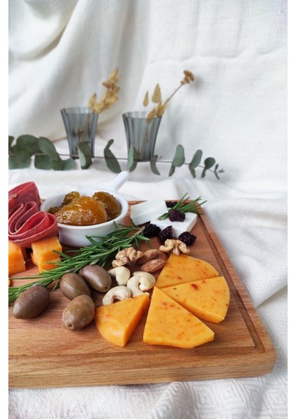 Doğal Ahşap Peynir ve Sunum Tabağı Dikdörtgen Kayın Ağacı - Natural Renk modelleri