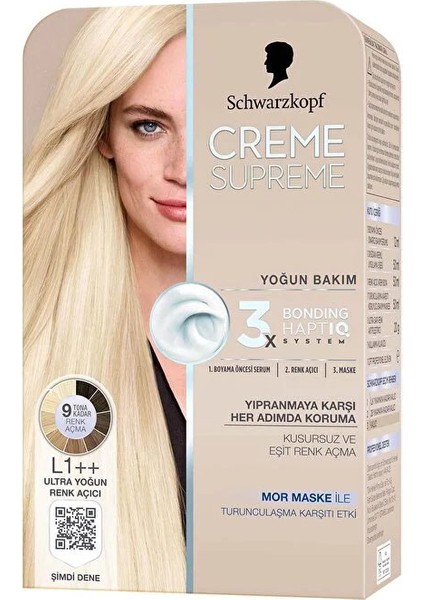 Creme Supreme L1++ Ultra Yoğun Renk Açıcı
