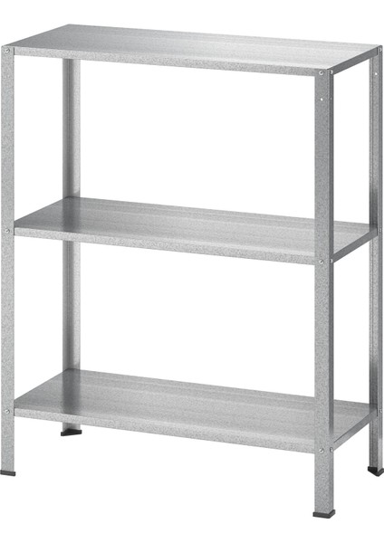 Hyllıs Raf Ünitesi 60X27X74 cm Galvanizli 25 Kg/raf Kapasiteli Çelik Dış Mekan Rafı