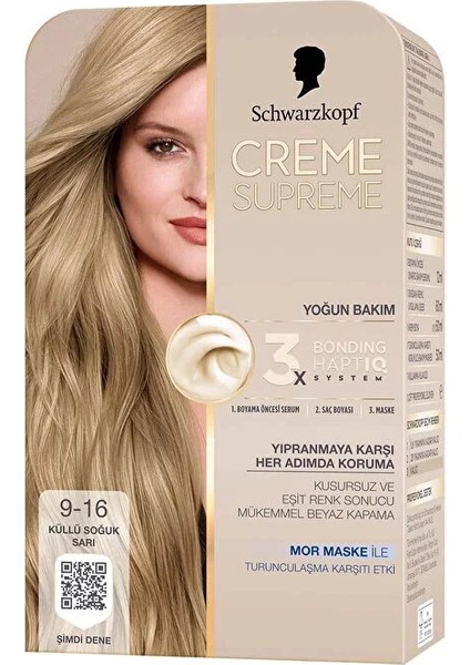 Creme Supreme Boya 9.16 Küllü Soğuk Sarı