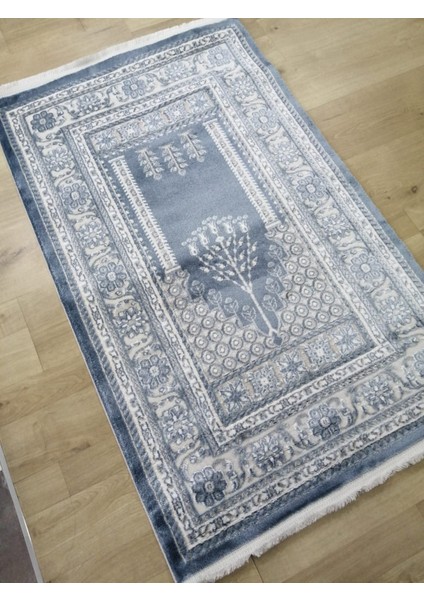Agua Kalın Halı Seccade Parlak Yumuşak Dokulu Kadifemsi Yüzey 77 x 125 cm